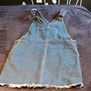Forever 21 Denim Overall Jumper Small